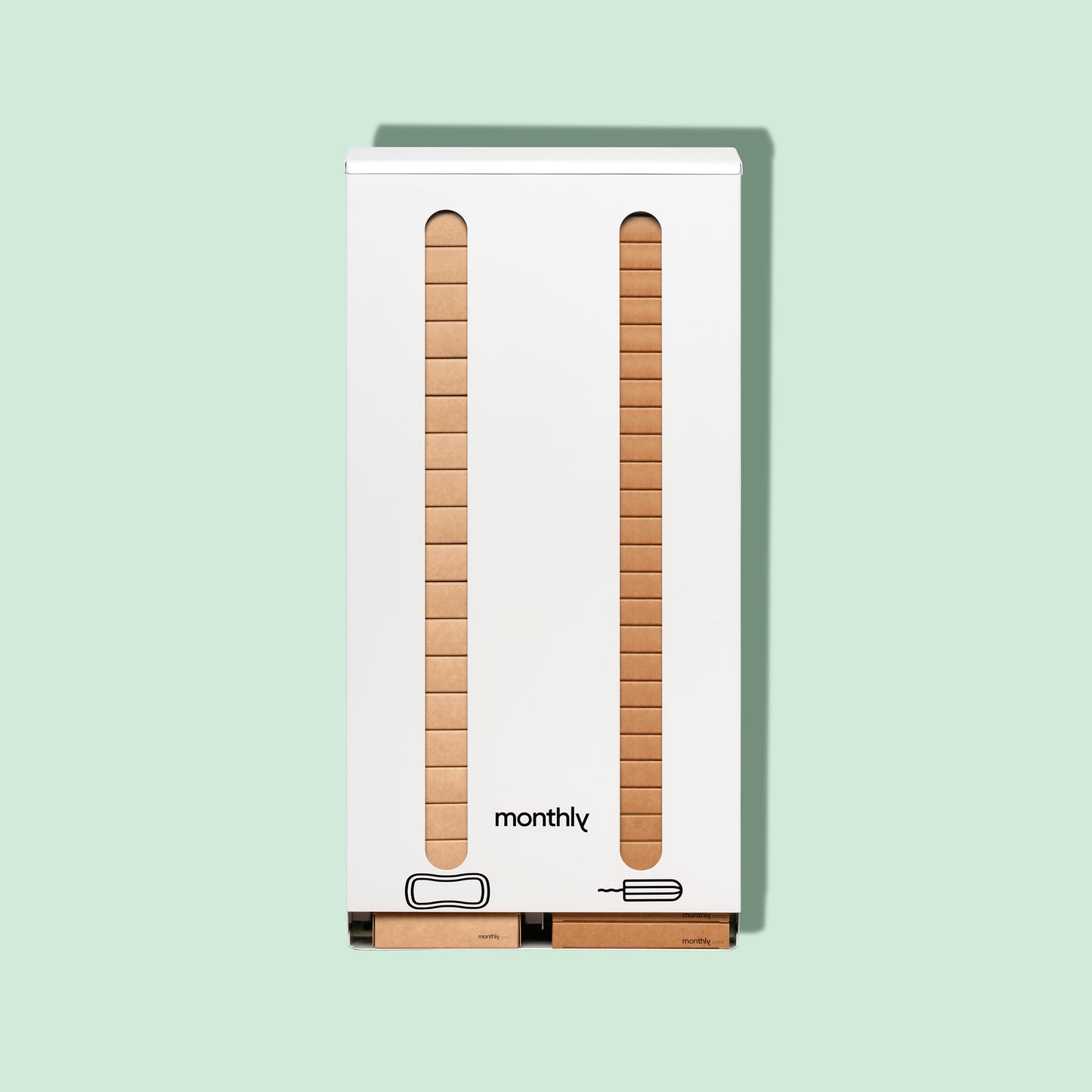 Dispenser voor menstruatieproducten handmatig (groot)